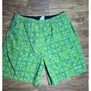 Chaps Ralph Lauren Mens Board Shorts Swim Trunks Pockets All Over Print XL